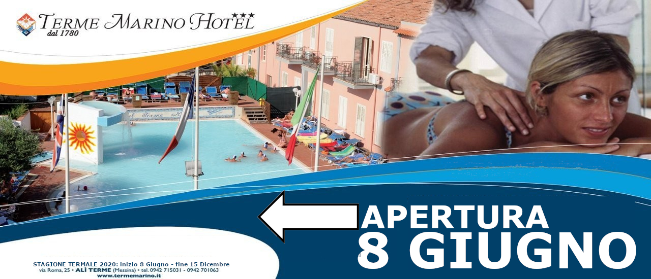 Apertura stagione termale 2020: 8 Giugno!!! Apertura stagione termale 2020: 8 Giugno!!!